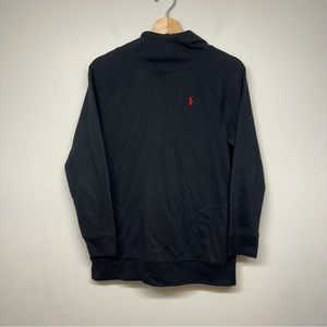 Polo Ralph Lauren Hoodie Men XL Black Long Sleeve Hooded T-Shirt Pullover